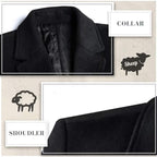 Trench classico da uomo per l'inverno