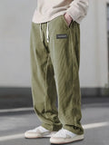 Comodi pantaloni cargo da uomo in velluto a coste per lo stile di tutti i giorni