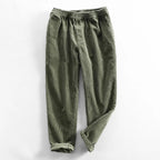 Comodi pantaloni in velluto a coste da uomo