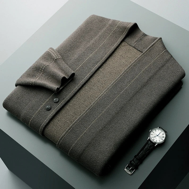 Cardigan lungo accogliente da uomo | Stile e calore senza sforzo