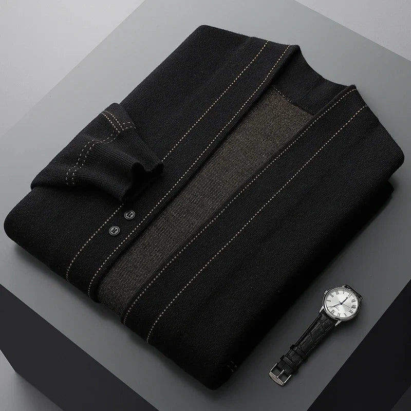 Cardigan lungo accogliente da uomo | Stile e calore senza sforzo
