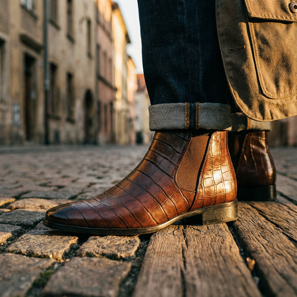 Stivaletti Chelsea in pelle da uomo: stile e comfort