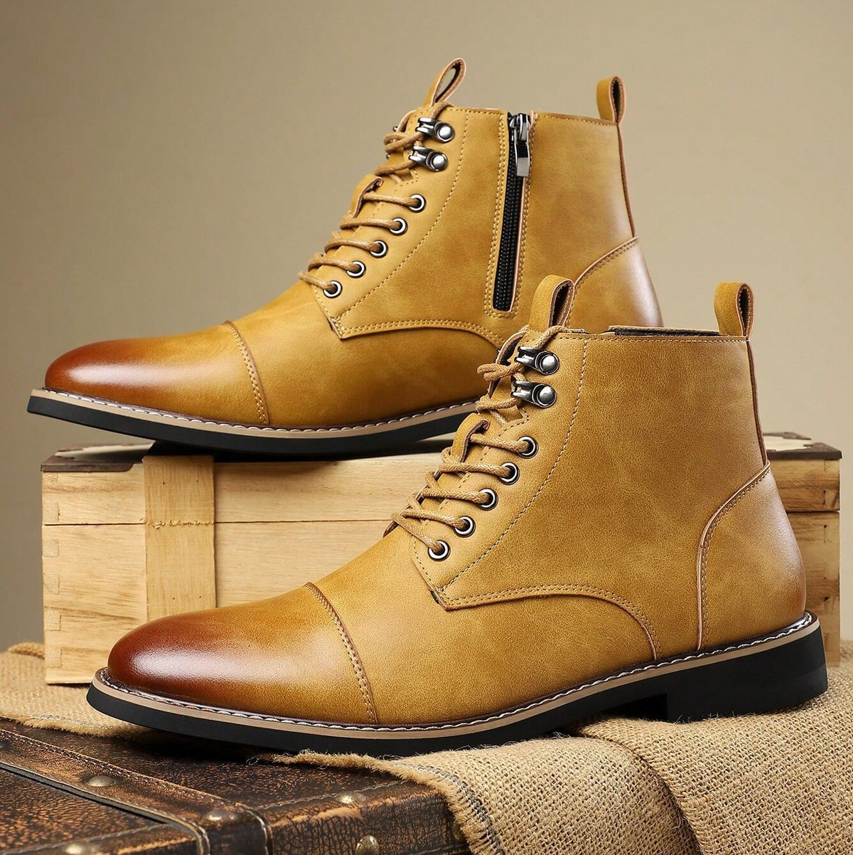 Stivali resistenti per tutti i terreni da uomo per comfort e stile