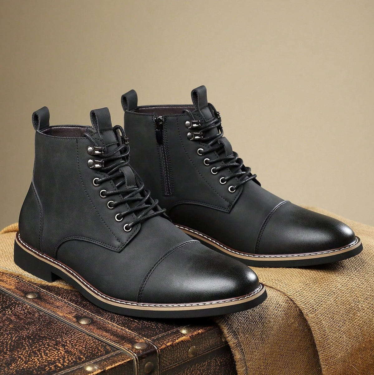 Stivali resistenti per tutti i terreni da uomo per comfort e stile