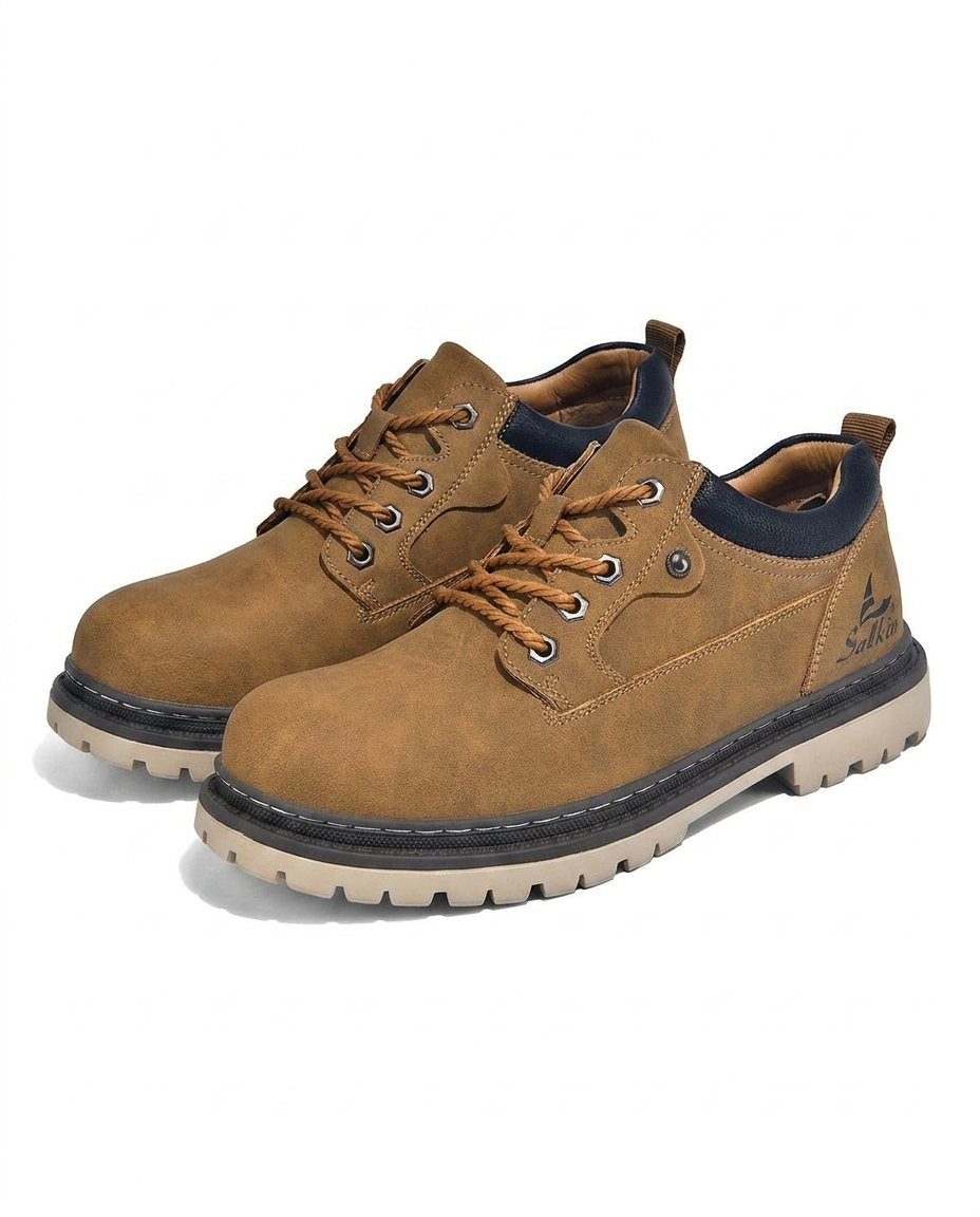 Stivali da lavoro in pelle resistente da uomo: comfort e stile per qualsiasi percorso