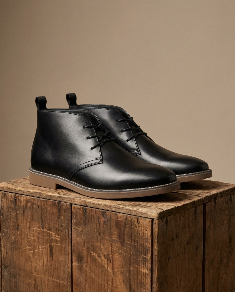 Desert Boots in pelle resistente da uomo