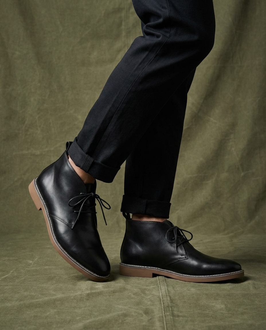 Desert Boots in pelle resistente da uomo