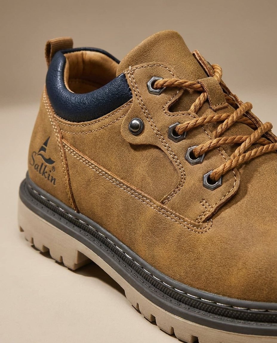 Stivali da lavoro in pelle resistente da uomo: comfort e stile per tutto il giorno