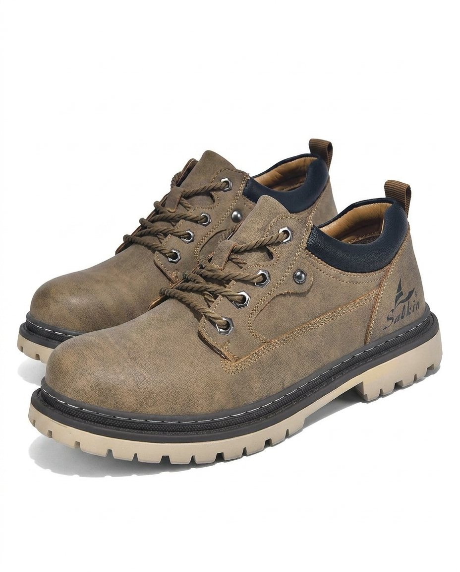Stivali da lavoro in pelle resistente da uomo: comfort e stile per tutto il giorno