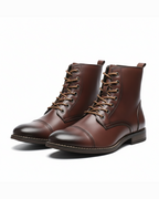 Stivali in pelle vintage Easton da uomo