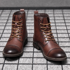 Stivali in pelle vintage Easton da uomo
