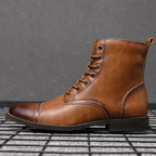 Stivali in pelle vintage Easton da uomo