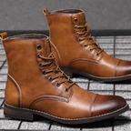 Stivali in pelle vintage Easton da uomo