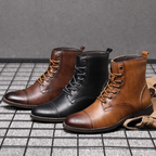 Stivali in pelle vintage Easton da uomo