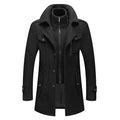 Cappotto invernale elegante in due pezzi da uomo per un calore a strati