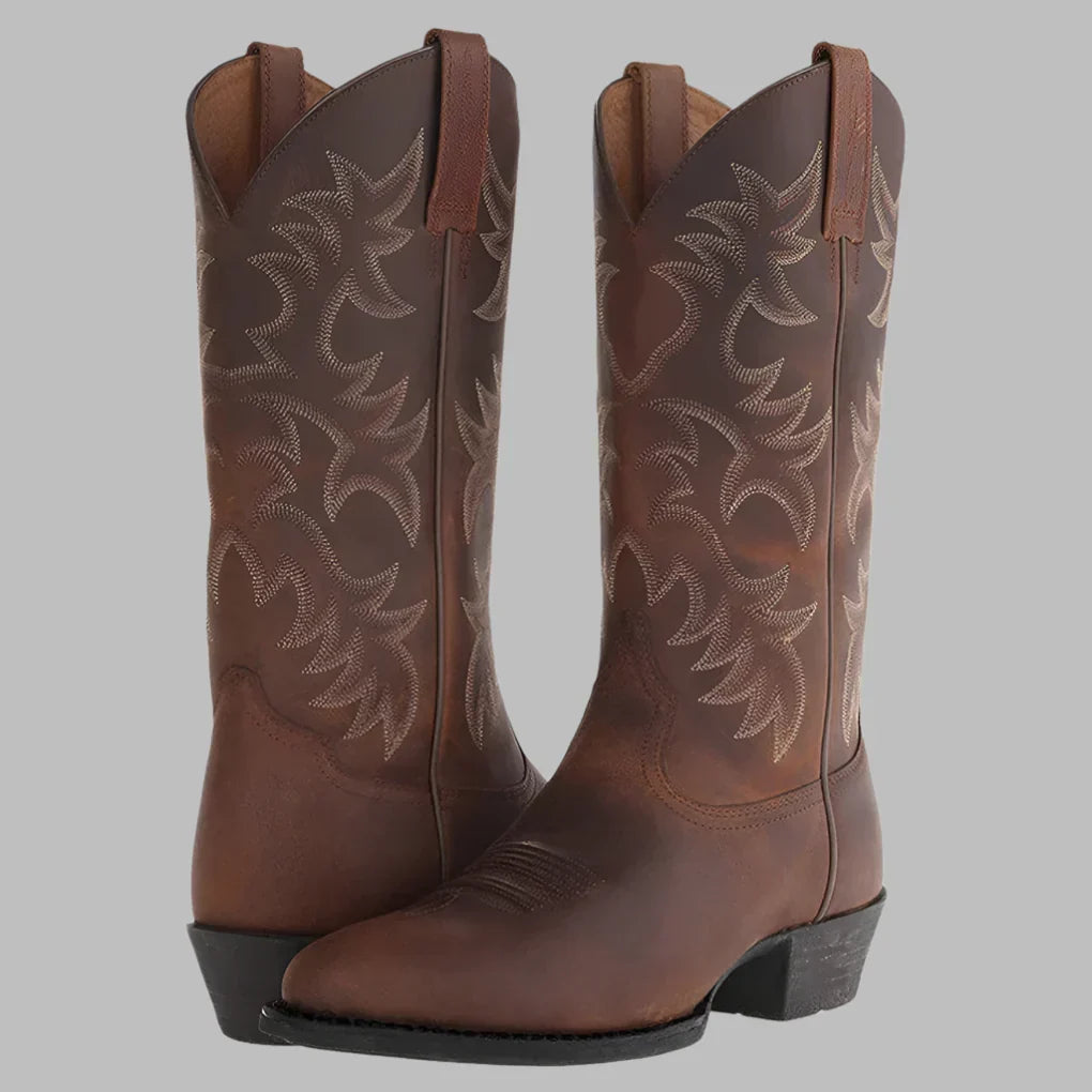 Stivali da cowboy alla moda da uomo