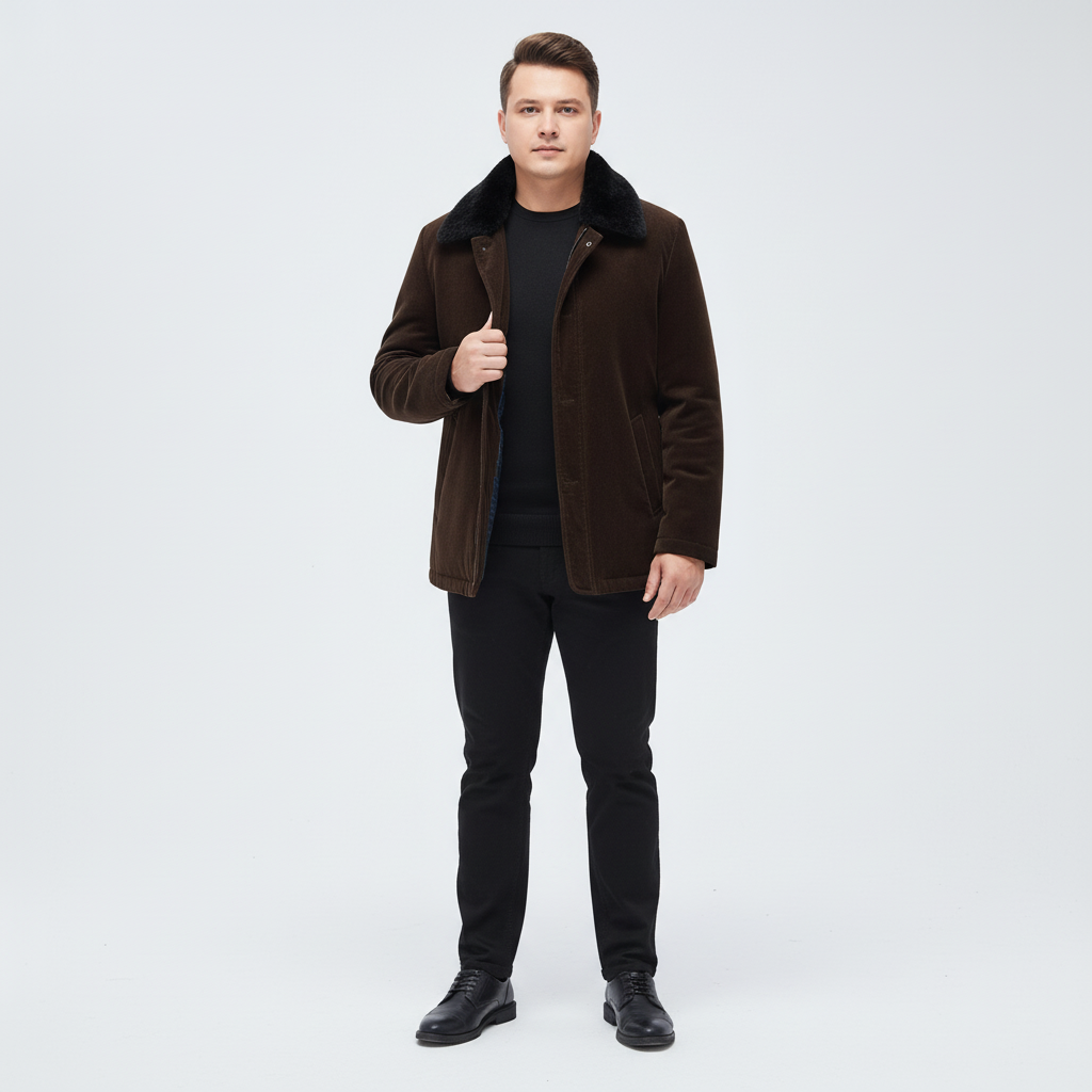 Giacca invernale da uomo calda ed elegante