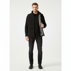 Gilet da esterno in pile da uomo con tasche con cerniera