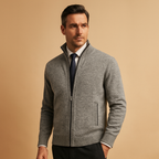 Cardigan con cerniera da uomo per tutti i giorni | Comfort e stile
