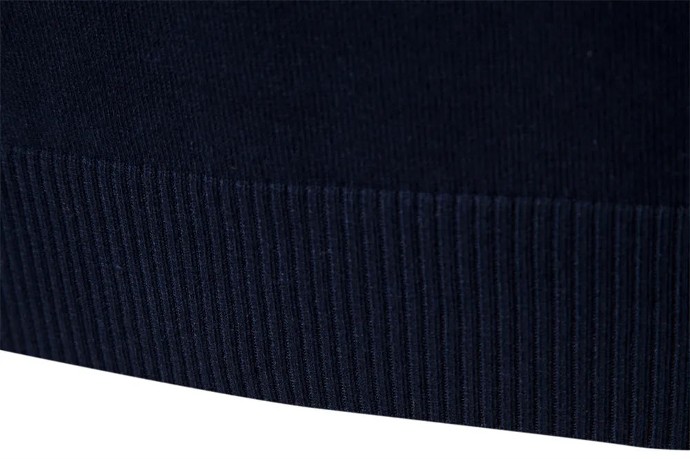 Maglione lavorato a maglia con mezza zip da uomo con strisce vivaci