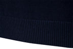 Maglione lavorato a maglia con mezza zip da uomo con strisce vivaci