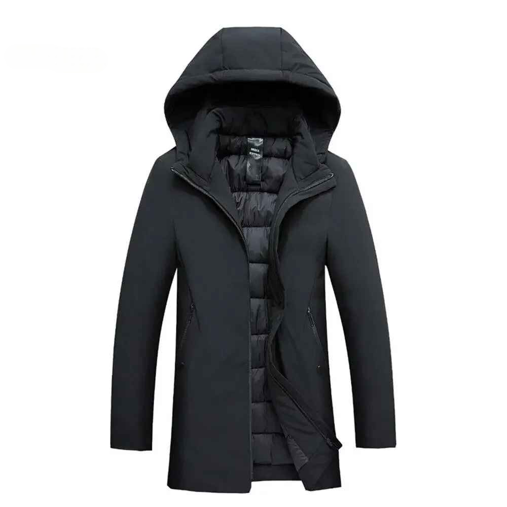 Cappotto invernale con cappuccio da uomo - Stile resistente alle intemperie