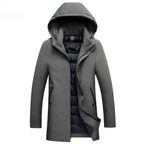 Cappotto invernale con cappuccio da uomo - Stile resistente alle intemperie