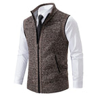 Gilet leggero in misto lana da uomo
