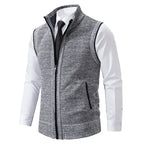Gilet leggero in misto lana da uomo per un comfort a strati