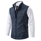 Gilet leggero in misto lana da uomo per un comfort a strati