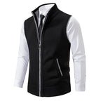 Gilet leggero in misto lana da uomo per un comfort a strati