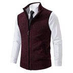 Gilet leggero in misto lana da uomo per un comfort a strati