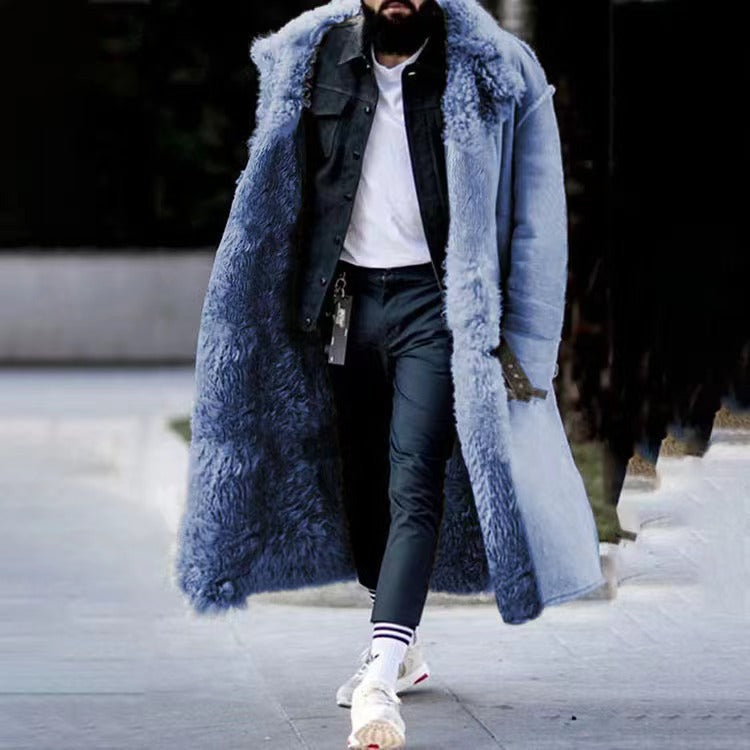 Cappotto invernale lungo di lusso da uomo | Resta caldo ed elegante per tutta la stagione