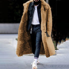 Cappotto invernale lungo di lusso da uomo | Resta caldo ed elegante per tutta la stagione