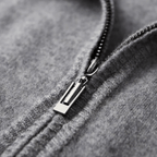 Lussuoso cardigan con cerniera morbida da uomo