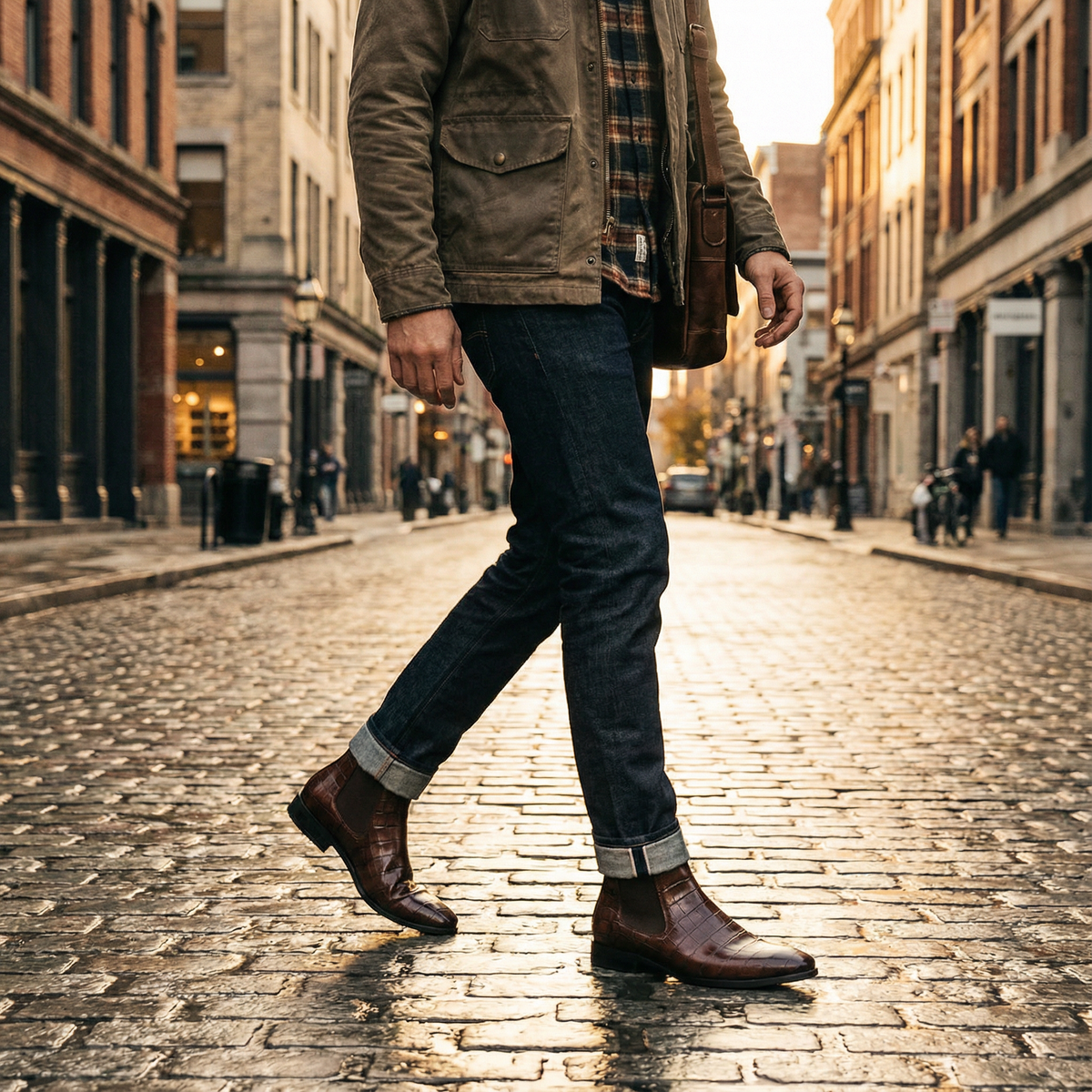 Stivaletti Chelsea in pelle Marlow da uomo: stile slip-on e comfort