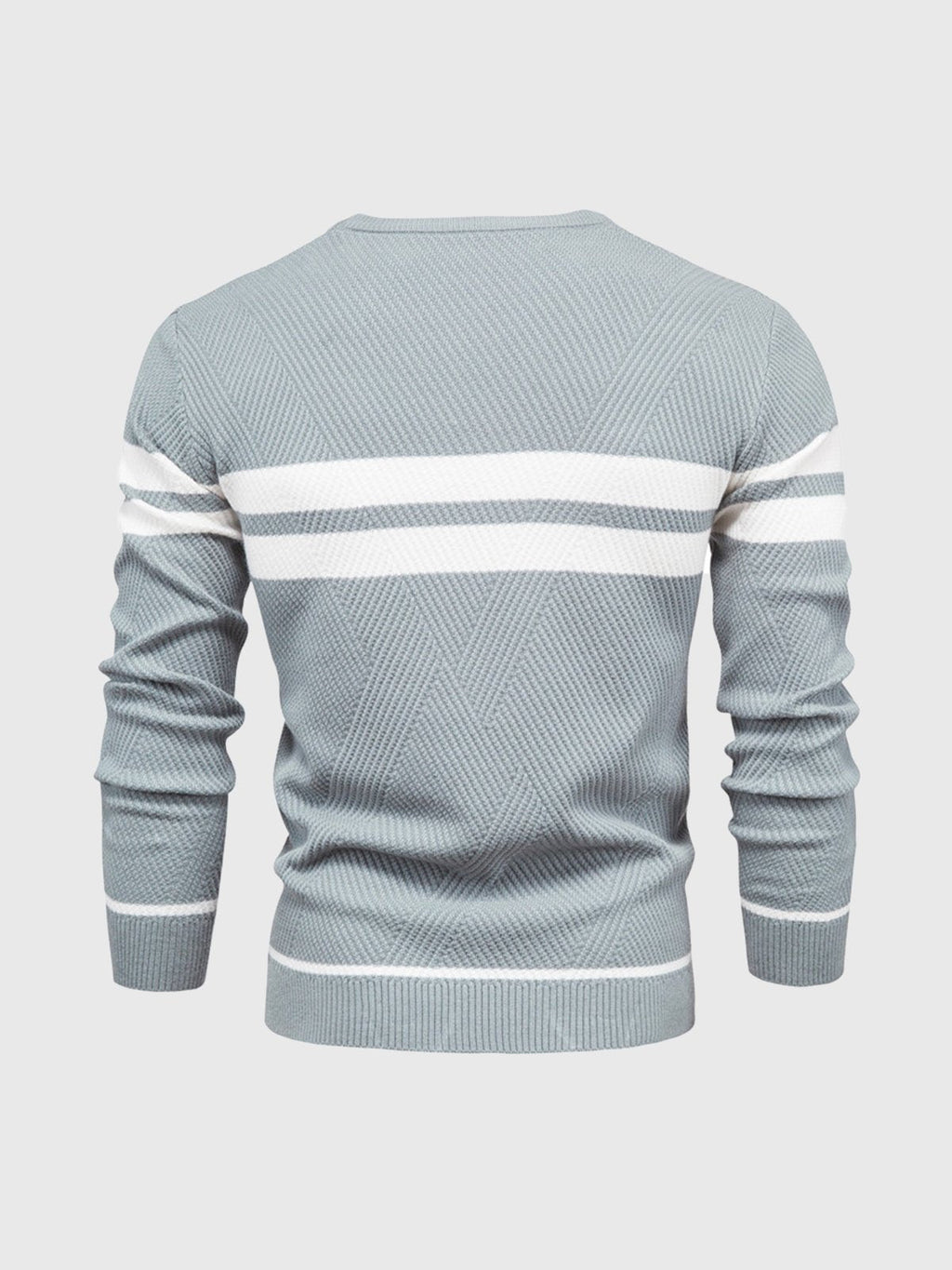 Maglione girocollo a righe da uomo: moderno e confortevole