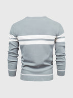 Maglione girocollo a righe da uomo: moderno e confortevole