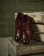 Scarpe eleganti Oxford brogue in pelle premium da uomo