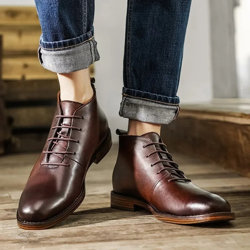 Stivali eleganti comfort in pelle premium da uomo