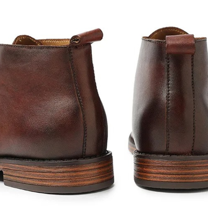 Stivali eleganti comfort in pelle premium da uomo