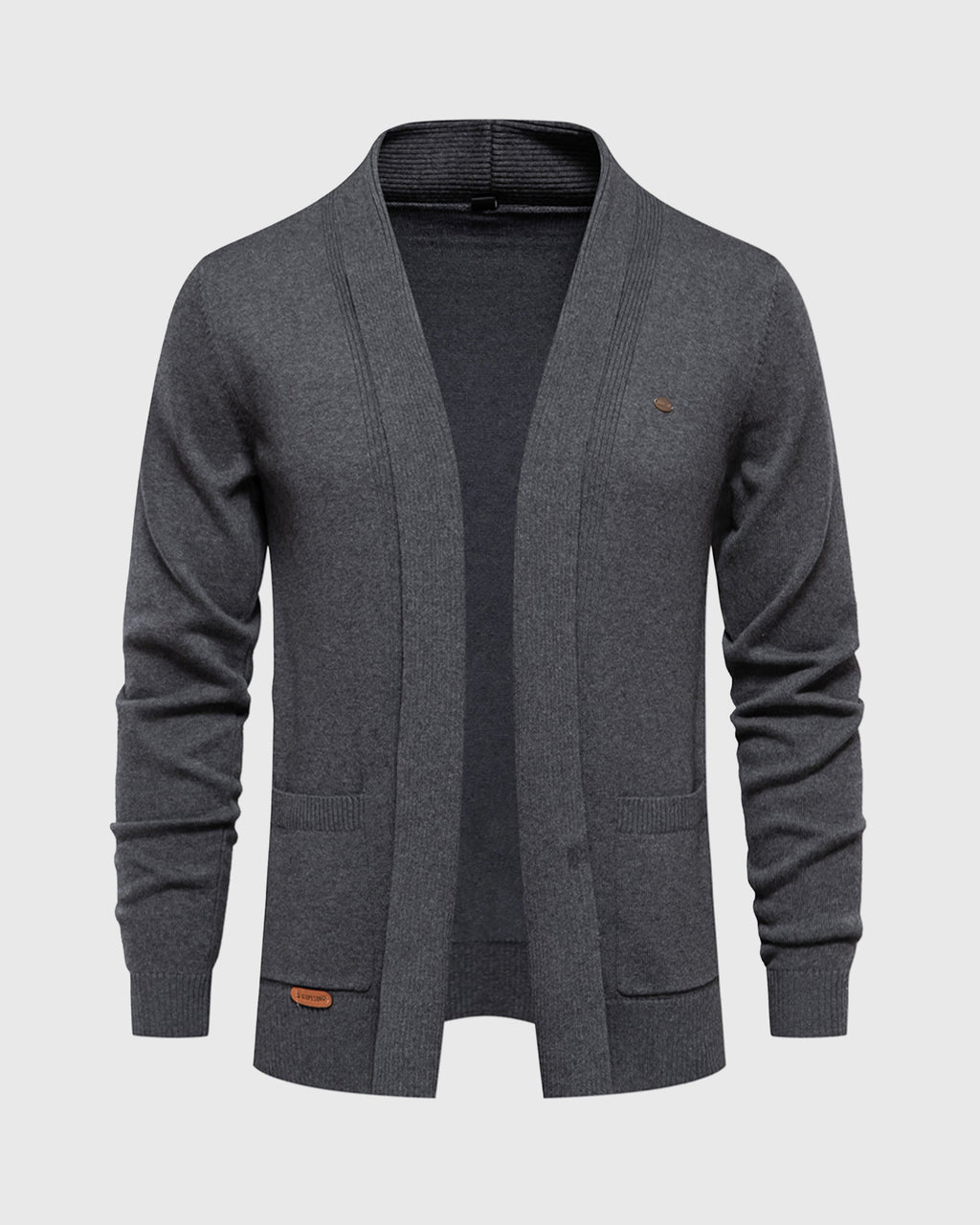 Cardigan tascabile Ravenna da uomo: strati semplici e stile raffinato