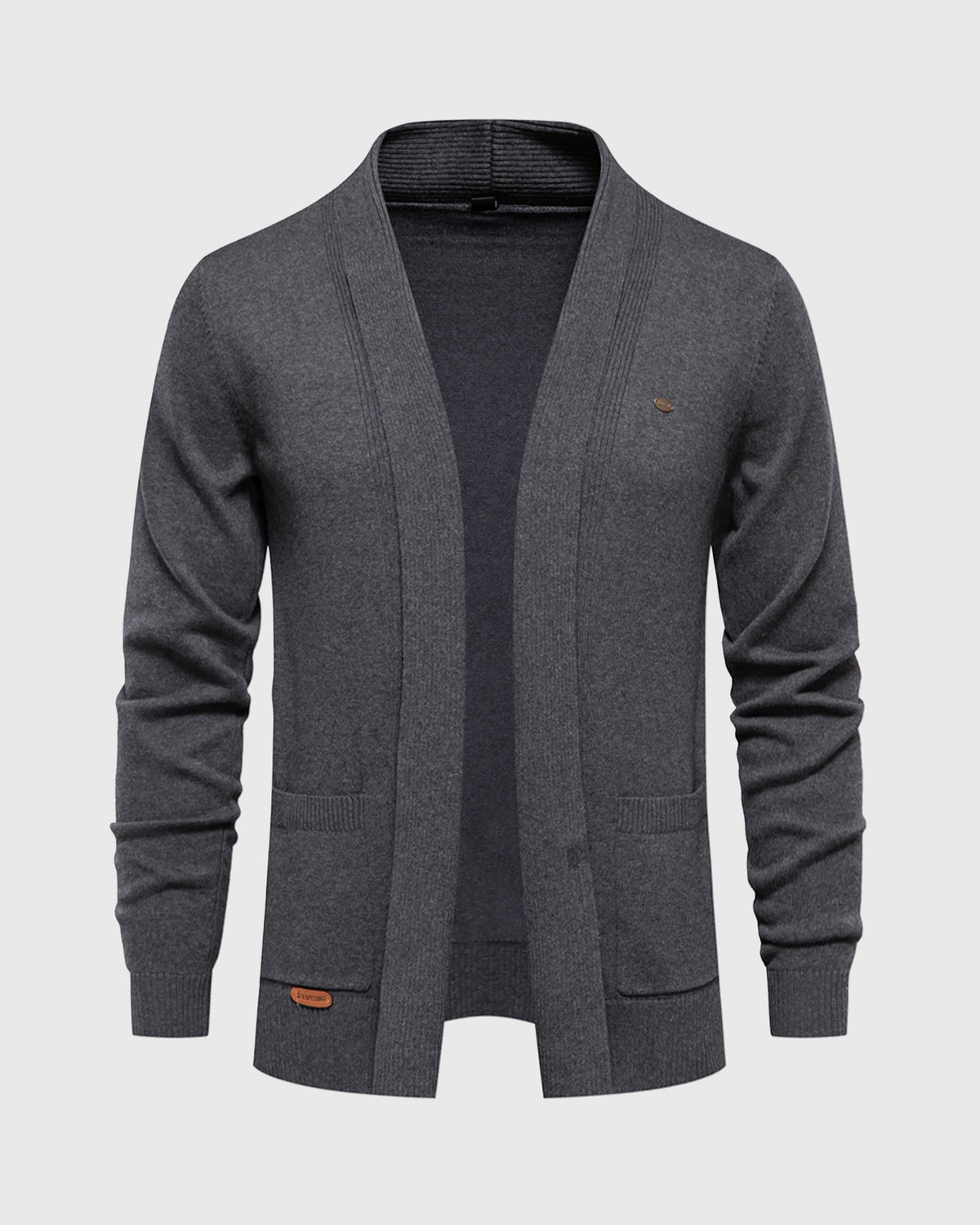 Cardigan tascabile Ravenna da uomo: strati semplici e stile raffinato