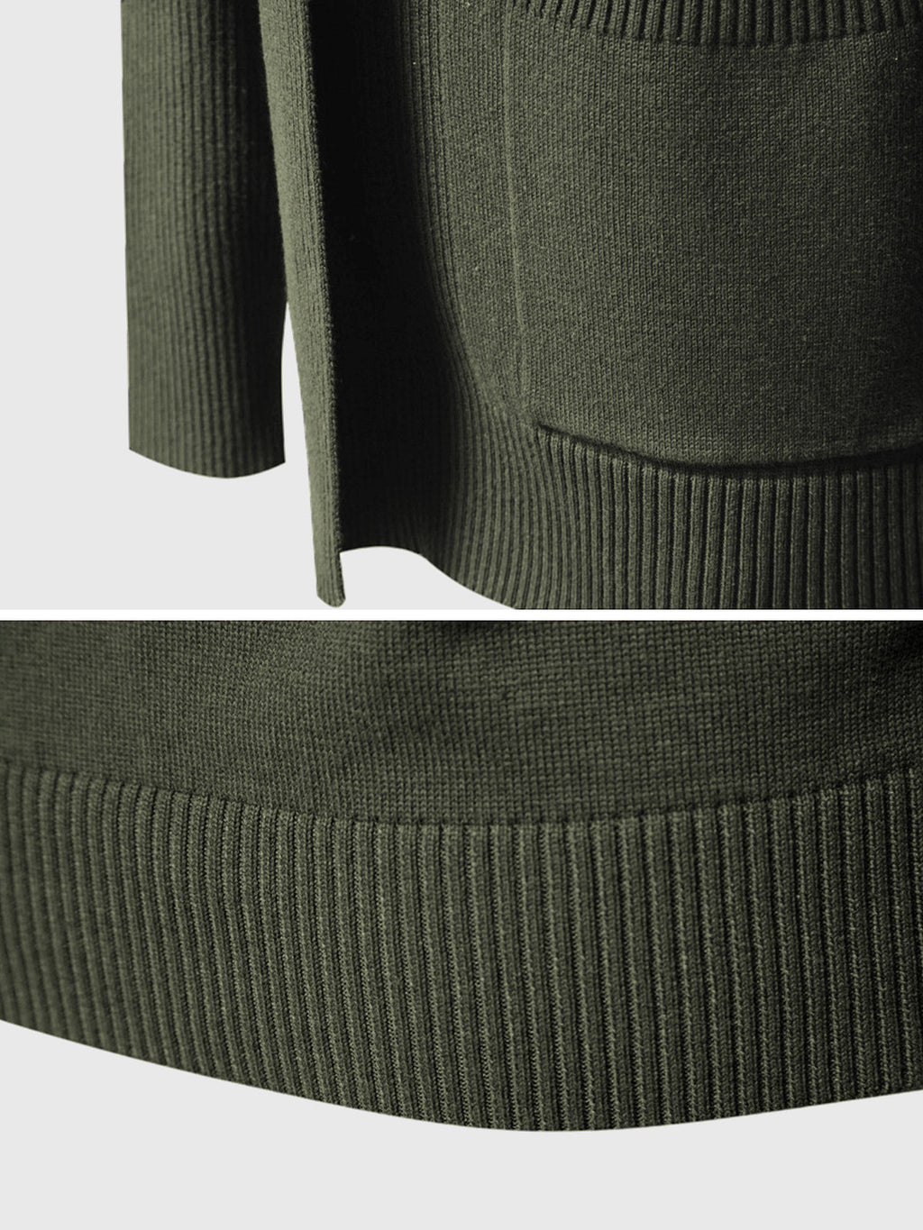 Cardigan tascabile Ravenna da uomo: strati semplici e stile raffinato