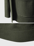Cardigan tascabile Ravenna da uomo: strati semplici e stile raffinato