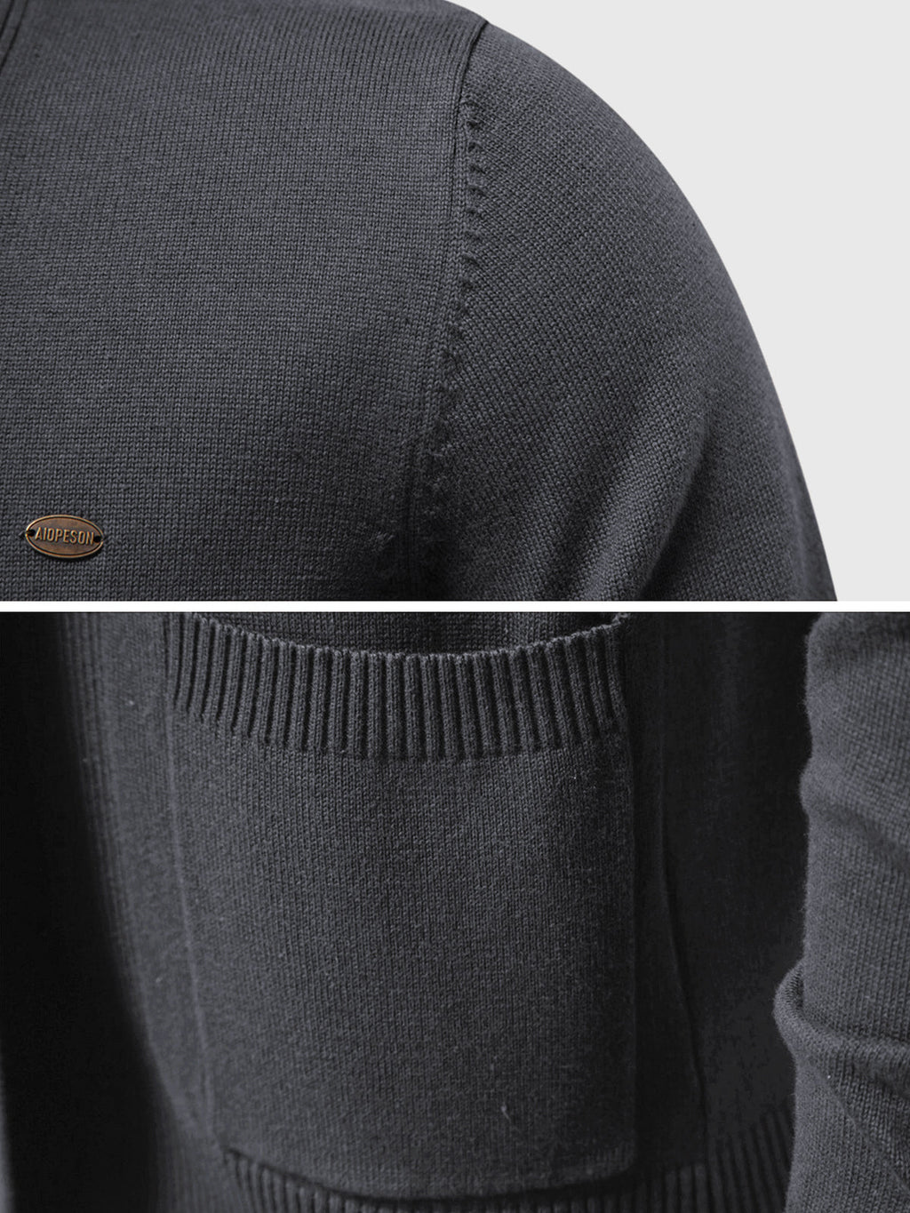 Cardigan tascabile Ravenna da uomo: strati semplici e stile raffinato