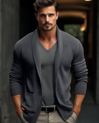 Cardigan tascabile Ravenna da uomo: strati semplici e stile raffinato