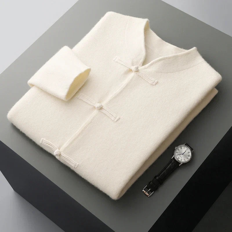 Cardigan raffinato da uomo per tutti i giorni