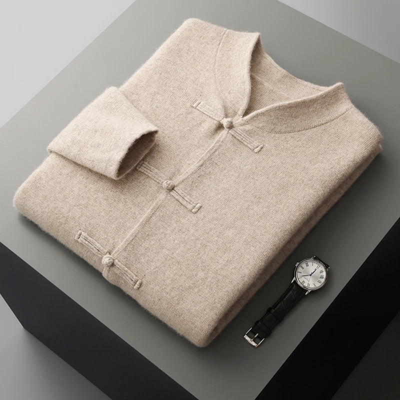 Cardigan raffinato da uomo per tutti i giorni