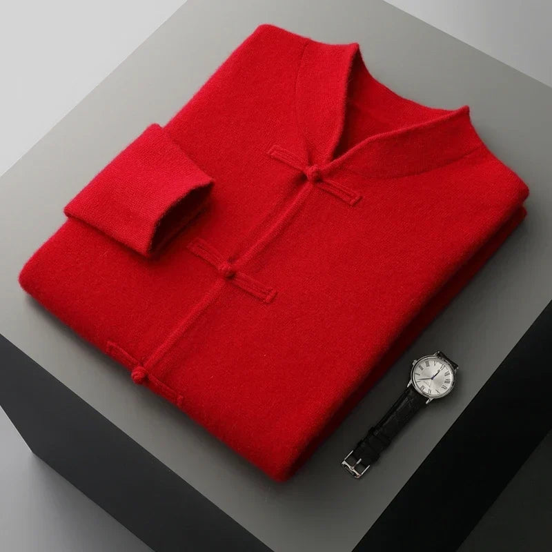 Cardigan raffinato da uomo per tutti i giorni